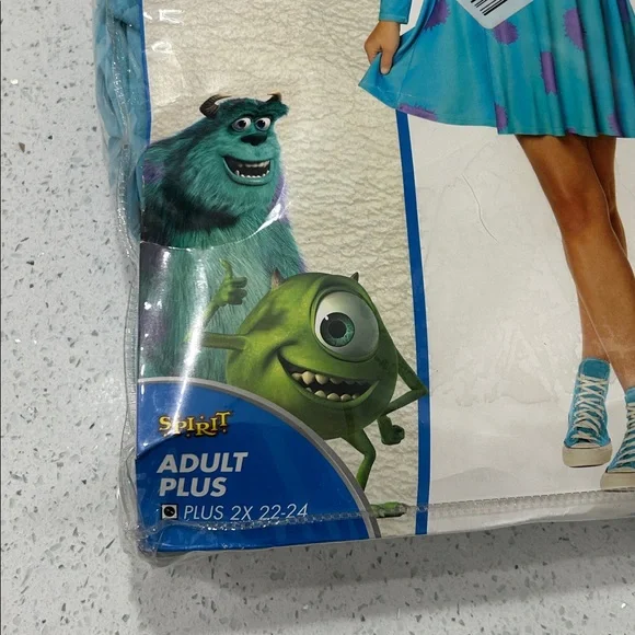 Spirit Monsters Inc. Sulley Hooded Dress - Blue and Purple - Picture 3 of 7